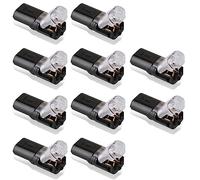 10pcs Tipo H 12V Cable Cable Conector Conector Conector Terminales Terminales de Prensa Sin Soldadura Terminal de Conexión