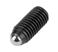 10Pcs Tornillo de Bola Hexagonal M12 Rosca de Tornillo Hexagonal Juego de Émbolos de Resorte de Accionamiento de Bola de Acero Al Carbono Tornillo Rosca Bola hexagonal zócalo resorte émbolo(M12*25)