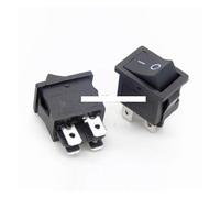 10PCS Type Switch Black 15 * 21mm 4PIN ON-OFF Rocker Switch 6A/250V 10A/125V LCD TV Power Switch 4 Points