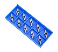 10pcs VCGT110304 AK H01 insertos de carburo para CNC para trabajo de aluminio y cobre