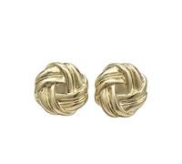 10pcs Vintage Knot Metal Buttons for Coat/Sweater/Cardigan DIY, Irregular Buttons (12/17/22mm) Gold Silver para Mujeres Niñas Accesorios Decorativos(Gold,12mm-0.47in-10pcs)