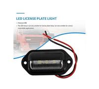 10Pcs Waterproof LED License Plate Light & Tail Light - Universal Fit for Trailers, RVs, Trucks & Boats - Bright Illumination