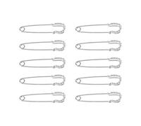 10pcs Women Crystal Safety Pin Large Brooch Rhinestone Pins Decorative Jewelry Pins for Hats Clothes Pants Dress Sweaters