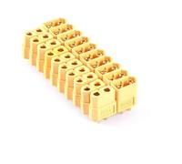 10pcs XT60 XT60H XT30 XT30U XT90 T-Plug EC3 EC5 EC8 Male Female Connectors | Gold Plated RC Lipo Battery Plugs for Drone, Car, Airplane | Universal Hobby Connector Assortment Kit(Light Green)