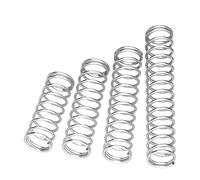 10Piezas resortes de compresión de acero inoxidable, 15mm diámetro exterior 1.2mm tamaño del alambre 40mm longitud libre