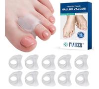 10piezasSeparadorDedosPie,CorrectorDeJuanetes, Corrector de Dedos en Martillo, Evitar el Frotamiento y Aliviar la Presión, Espaciadores de Dedo para Aliviar el Dolor de Pie