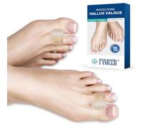 10piezasSeparadorDedosPie,CorrectorDeJuanetes, Corrector de Dedos en Martillo, Evitar el Frotamiento y Aliviar la Presión, Espaciadores de Dedo para Aliviar el Dolor de Pie