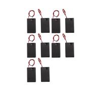 10pzs Caja Estuche Sostenedor de Bateria 3 X AAA 4.5 Alambrado Interruptor de Encendido / Apagado con Cubierta