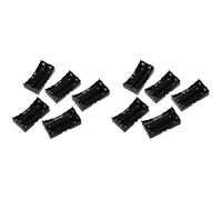 10Pzs Negro Plastico 2 x 3.7V 18650 Baterias 4 Pines Caja Sostenedor de Bateria