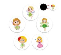10pzs Pegatinas para Orinal, Entrenamiento para ir al Baño Reutilizables Pegatina Mágica para ir al Baño para Niñas Bebés con 5 Diferentes Patrones de Princesas Elfas