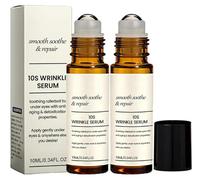 10s Wrinklelift Serum, Eye Roller for Puffiness, Eye Anti Wrinkle Roll-On, Anti-wrinkle Firming Serum, Pure Natural Plant Essence, Smooths Fine Lines, Deeply Moisturizes (2pcs)