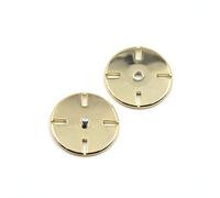 10set/Lote Metal Snap Botón Prensa Studs Botones de costura Sweater Coat hebilla, dorado, 21 mm