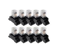 10Set White HH53P MY3NJ Relay AC24V/DC12V/DC24V/DC110V/AC220V Coil Purpose Intermediate Electromagnetic(AC,24V)