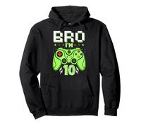 10th Birthday Boy Bro I'm 10 Year Old Video Gamer Ten Bday Sudadera con Capucha