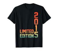 10th Birthday Gifts Men Women 10 Years Old Vintage 2015 Camiseta
