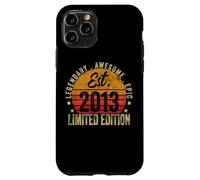 10th Birthday Vintage 10 Year Old EST 2013 Limited Edition Carcasa para iPhone 11 Pro