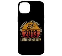 10th Birthday Vintage 10 Year Old EST 2013 Limited Edition Carcasa para iPhone 14 Plus