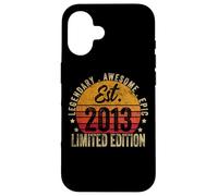 10th Birthday Vintage 10 Year Old EST 2013 Limited Edition Carcasa para iPhone 16