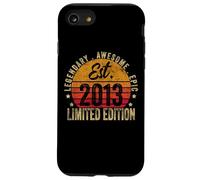 10th Birthday Vintage 10 Year Old EST 2013 Limited Edition Carcasa para iPhone SE (2020) / 7/8