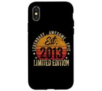 10th Birthday Vintage 10 Year Old EST 2013 Limited Edition Carcasa para iPhone X/XS
