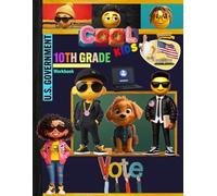 10th Grade US Government Workbook: United States of America Civics Grade 10 High School Homeschool Lesson Curriculum Quiz Worksheets Student Study ... Grades Tracker and End-of-Year-Elevation Form
