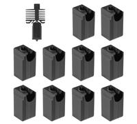 10uds Calcetín de Silicona Compatible con el Extrusor de Carbono Bambu Lab X1 X1C P1P P1S Hotend, Funda Protectora de Silicona para Bloque Calefactor Funda de Silicona para Hotend