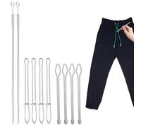 10uds Enhebrador de Cordones, 3 Diseños Herramienta de Enhebrador de Cuerdas Clip de Enhebrador de Cuerda de Bricolaje Cordón de Repuesto para Sudaderas con Capucha y Pantalones Deportivos