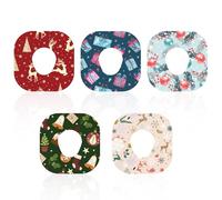 10uds Parches Adhesivos para Dexcom G7, Navideño Transpirable, Fundas Sensores CGM Reno Overpatches Árbol Navidad Pegatina Impermeable Sensor para Dexcom Accesorios