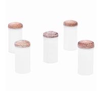 10uds Punteras de Taco Cubierta de Punto de Palo Billar Reemplazo Terminal Piezas de Férulas(11mm)