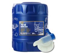 10W 40 Aceite de Motor 20 Litro Mannol TS-6 Uhpd Eco Diesel Camión Bus + Grifo
