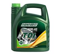 10W 40 FANFARO Tdi Aceite de Motor 5 Litro Diesel Api CH-4 / Sl / VW 501/505