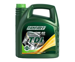 10W 40 FANFARO Tdi Aceite de Motor 5 Litro Diesel Api CH-4 / Sl / VW 501/505