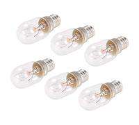 10W E12 AC120V Bombillas para Refrigerador Amarillo Caliente Bombilla incandescente 6 unids