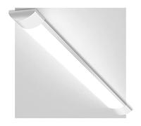 10W LED Tubo de Luz, 1200LM 30CM Lámpara LED de Techo, Blanco Frio 6000K 130°Ángulo Luz de Lámpara LED Tubo para Sala de Estar, Baño, Cocina, Garaje, Oficina, Almacén