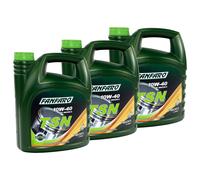 10W40 3x 4 Litro FANFARO Aceite de Motor Tsn Api Sn / CH-4 MB VW Renault