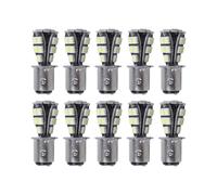 10X 1157 P21W BAY15D 5050 18 SMD LED Bombilla de Luz de Freno Trasera Blanca