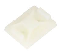 10X 151-11819 Soporte autoadhesivo poliamida UL94V-2 natural FH: 3,2mm HELLERMA