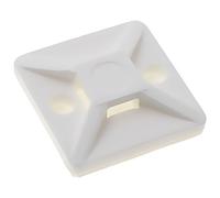 10X 151-28349 Soporte autoadhesivo poliamida UL94V-2 natural FH: 3,1mm HELLERMA