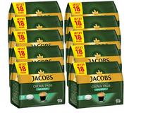 10x 18 Jacobs Crema Balance Café Pads Café Tostado Sabor Cremoso