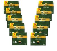 10x 18 Jacobs Crema Café Almohadillas, Sabor Intenso, UTZ, Compatible Senseo