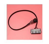 10X 24 Pines Hembra ATX PSU PC Fuente de Alimentación Probador de Arranque Start Jumper Ridge Cable con Interruptor de Encendido / Apagado, 50 cm