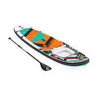 BESTWAY Conjunto de Tabla de Stand-Up Paddle Hinchable 305x84x15 cm Verde y Naranja