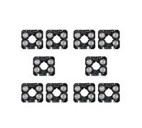 10X 4 Array IR Led Luz de Punto 4x IR LED Panel Infrarrojo para Vision Nocturna de Camara CCTV (52mm Diametro)