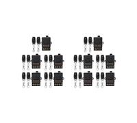 10X AC 220V 30A 1CH 433MHz Interruptor de Control Remoto Inalámbrico Receptor de Relé RF + Transmisor de Apagado/Encendido para Lámpara de Aparato