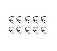 10X Adaptador de Audio de Carga Tipo C A 3,5 mm 2 en 1 USB C Divisor Auriculares Cable de Audio AUX para Divisor de TeléFono Inteligente