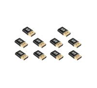 10X Adaptador de Pantalla Virtual 4K , Conector Ficticio DP, Emulador Fantasma Sin Cabeza EDID para Tarjeta Gráfica de PC