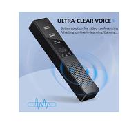 10X Altavoces para Computadora 3 en 1 con Micrófono y Concentradores Altavoz de Conferencia USB, Micrófono de PC para Videoconferencia