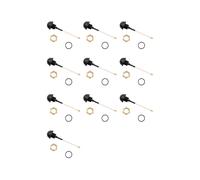 10X Antena Pequeña 2.4G WIFI Impermeable con Conector IPEX1, Cable Coaxial RF1.37, 50 W, 6 DBI, 2400-2500 MHz, 10 cm.