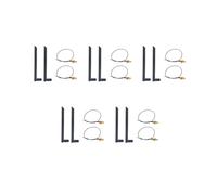 10X Antena WiFi Inalámbrica 6Dbi de Doble Banda RP-SMA + Cable Flexible MHF4 para Módulos de Tarjeta Inalámbrica WIFI / WLAN AX200 AC9260 NGFF M.2