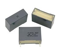 10x Arcotronics MKP Condensador De Lámina | 0,68µF 400V DC I 2-Pin Conexión I 2-Pines I 0,68uF, 680nF I Condensador para redes de cruce de altavoces o par